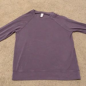 selling athleta purple long sleeve shirt